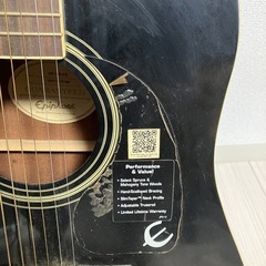 Epiphone アコースティックギター DR-100 EB ブラックの画像