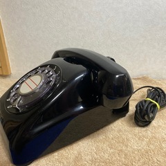 【昭和レトロ】美品　黒電話　600-A2の画像