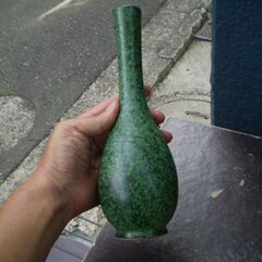 花瓶　高さ24cm　上地下水道完成記念　昭和62年3月の画像