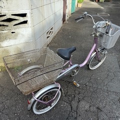 ブリジストン　ワゴン　WAGON　大人用三輪車　走行確認済み　引取りのみ　自転車　画像優先しますの画像