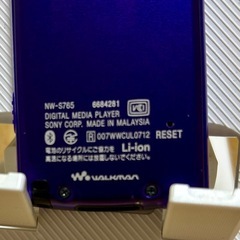 ウォークマンNW-S765の画像
