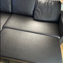 【早め引渡】ニトリ　カウチソファーベッド　ノアーク2 ダークブラウンの画像