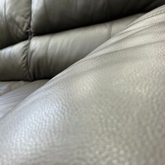 🪑2Pソファ🪑ウォール🪑NITORI🪑本革🪑デザインオシャレ🪑No.1453🪑の画像