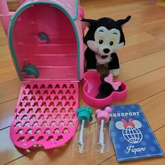 ミニーちゃんキャリーセット、おまけ付きの画像