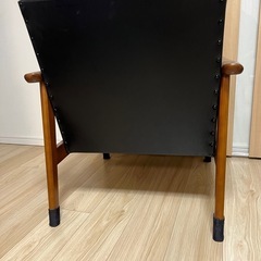 カリモク60 Kチェア　1シーター　
ブラックの画像