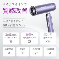 美容院専用プロ仕様マイナスイオンドライヤーの画像