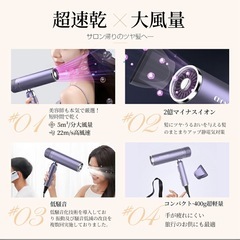 美容院専用プロ仕様マイナスイオンドライヤーの画像