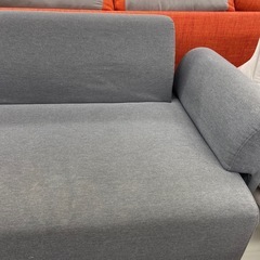 IKEA  2人掛けソファー　グレー　程度Bの画像
