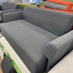 IKEA  2人掛けソファー　グレー　程度Bの画像