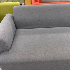 IKEA  2人掛けソファー　グレー　程度Bの画像