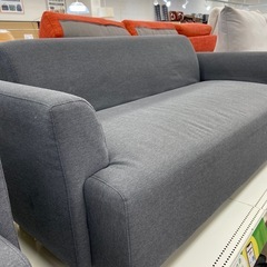 IKEA  2人掛けソファー　グレー　程度B