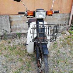 ホンダ、カブC50,セル付き4速　不動車、ベースに。の画像