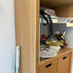無印　スタッキングシェルフと引き出し2つの画像