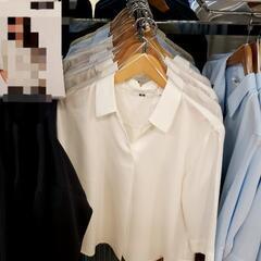 UNIQLO レーヨンスキッパーブラウス 7分袖の画像
