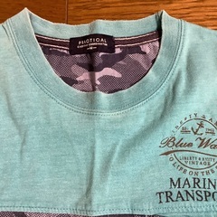 ターコイズブルー　Tシャツの画像