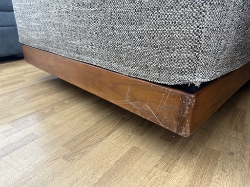 【ドリーム川西店御来店限定】2Pソファ　グレー／クリーニング済み 【2125560000020220】 ドリーム川西店御来店限定】2Pソファ グレー／クリーニング済み