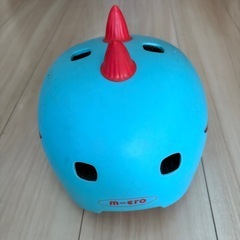 マイクロスクーター　恐竜ヘルメット　キッズ　自転車　mcroの画像