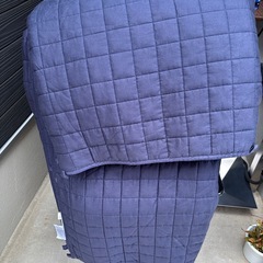 加重ブランケット 7kg 152×203cm）YnM製・ネイビーの画像