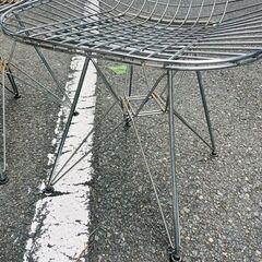 【武蔵小山店】  [在庫2点→1点] ワイヤーチェア　シェルチェア　シェルサイドチェア　検　リプロダクト　DKR ハーマンミラー　Herman miller hermanmiller  エッフェルベース　1960-1970 初期　希少　レア　イームズ　EAMS ビンテージ　ヴィンテージ　vintage wirechair wire chairの画像
