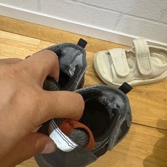 IFMEサンダル14cm ベージュサンダル15cmの画像