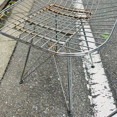 【武蔵小山店】  [在庫2点→1点] ワイヤーチェア　シェルチェア　シェルサイドチェア　検　リプロダクト　DKR ハーマンミラー　Herman miller hermanmiller  エッフェルベース　1960-1970 初期　希少　レア　イームズ　EAMS ビンテージ　ヴィンテージ　vintage wirechair wire chairの画像