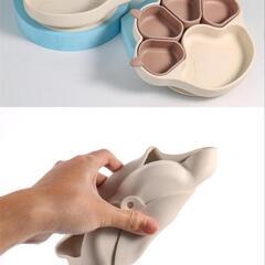 新品 ベビー食器 離乳食プレート 吸盤ボウル 猫の爪 かわいい 赤ちゃん 出産祝いの画像