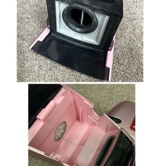 【現状品】 布団クリーナー アイリスオーヤマ ピンクの画像