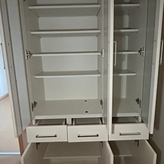 ✨激安価格✨持帰1万 ニトリ食器棚 収納沢山 比較的綺麗 の画像