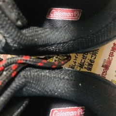 コールマンcoleman トレッキングシューズ メンズ26.5 黒 1回使用の画像
