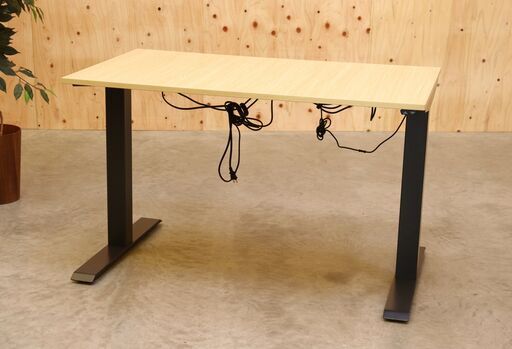 ≪zyb2357ジ≫ 関家具 電動昇降デスク HOP② 幅約113.1㎝/高さ約71