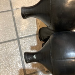 日本製　皮靴　24.0cm レディース　ローファー　黒　マリークラブ　レザーの画像