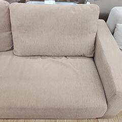 三人掛けソファー　ブラウンの画像