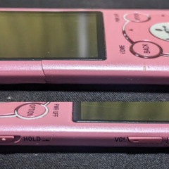 🎶SONYウォークマン  🎶NW-S764F/ライトピンク (8GB)（画面割れ：割れ箇所🈶）の画像