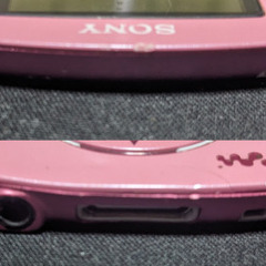 🎶SONYウォークマン  🎶NW-S764F/ライトピンク (8GB)（画面割れ：割れ箇所🈶）の画像