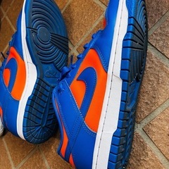美品　多少の値引き可　NIKE スニーカー　青オレンジ　27.0cmの画像