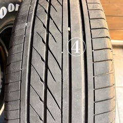 NASCARタイヤ(215/65R16)4本・ハイエース、キャラバン、ホワイトレター の画像