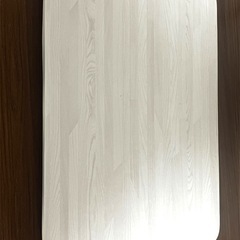 折りたたみローテーブル ホワイトの画像