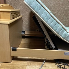 介護ベッド　リクライニングベッド　シングルベッドの画像