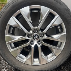 TOYOTA RAV4 G Z パッケージ 純正 19×7.5j +40 114.3 5穴 4本 235/55r19 YOKOHAMA AVID GT 19年 タイヤ アルミホイール の画像