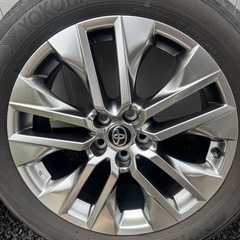 TOYOTA RAV4 G Z パッケージ 純正 19×7.5j +40 114.3 5穴 4本 235/55r19 YOKOHAMA AVID GT 19年 タイヤ アルミホイール の画像