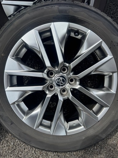 TOYOTA RAV4 G Z パッケージ 純正 19×7.5j +40 114.3 5穴 4本 235/55r19 YOKOHAMA AVID GT 19年 タイヤ アルミホイール