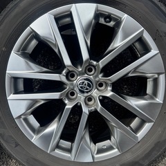 TOYOTA RAV4 G Z パッケージ 純正 19×7.5j +40 114.3 5穴 4本 235/55r19 YOKOHAMA AVID GT 19年 タイヤ アルミホイール の画像