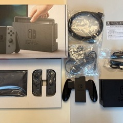 ✅【箱あり】Nintendo Switch本体一式 付属品完備　グレー セット 動作確認済み　スイッチの画像