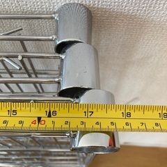 メタルラック スチールラック 高さ2m ハンガー掛け付の画像