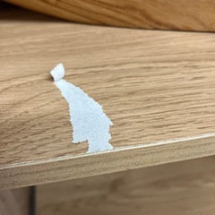 ⭐︎値下げ⭐︎O 2507-302 ぼん家具 レンジ台 北欧風 キズ 汚れありの画像