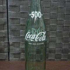 昭和レトロ Coca-Cola 500ml ディスプレイボトル 王冠付き 6本セット コカ・コーラ 空瓶 インテリア雑貨 オブジェ 札幌市東区 新道東店の画像
