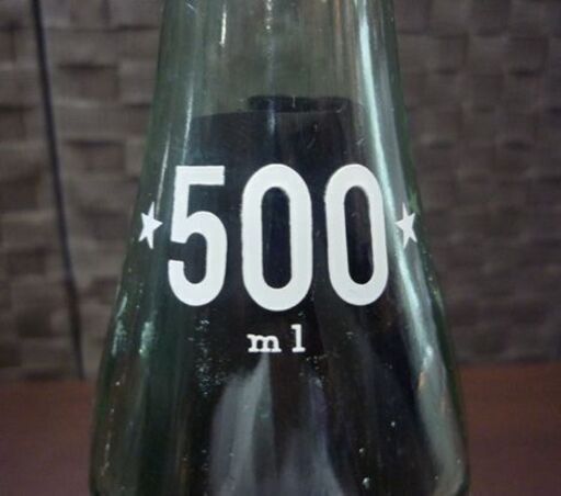 昭和レトロ Coca-Cola 500ml ディスプレイボトル 王冠付き 6本セット コカ・コーラ 空瓶 インテリア雑貨 オブジェ 札幌市東区 新道東店