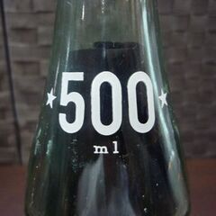 昭和レトロ Coca-Cola 500ml ディスプレイボトル 王冠付き 6本セット コカ・コーラ 空瓶 インテリア雑貨 オブジェ 札幌市東区 新道東店の画像