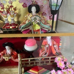 雛人形 ガラスケース入り 箱有り 超美品の画像