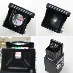 ジャンク扱い Yashicaflex 二眼レフカメラ Yashimer 1:3.5 f=80mm COPAL B、1/10-1/200 中判カメラ レンズカバー 革ケース付 札幌市 清田区 平岡の画像